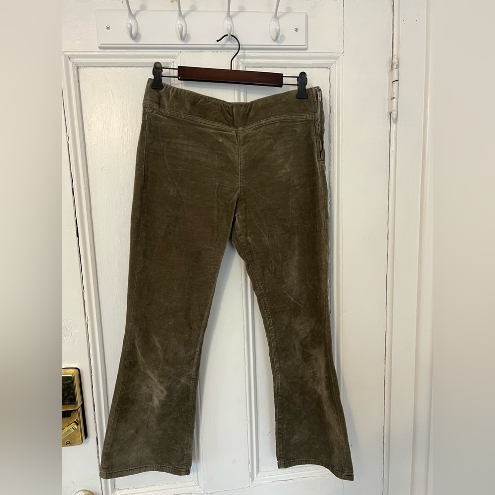 Free People Velvet Crop Flare Pants
